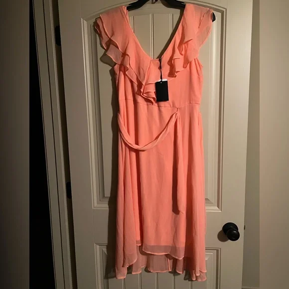 open lace back dress Shop DKNY Women Orange Solid Collar Dress Online  Iconic India
